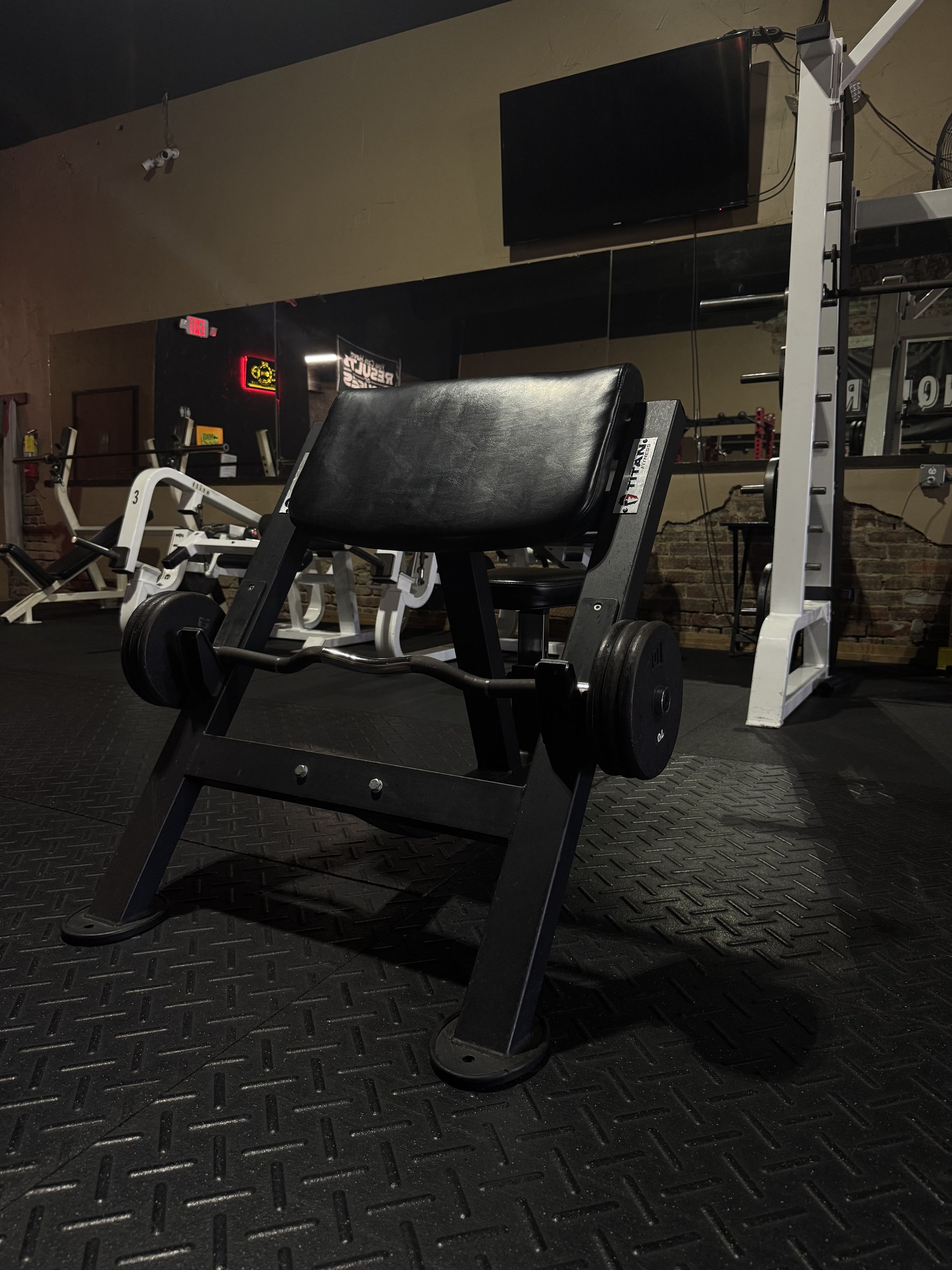 Preacher curl bench