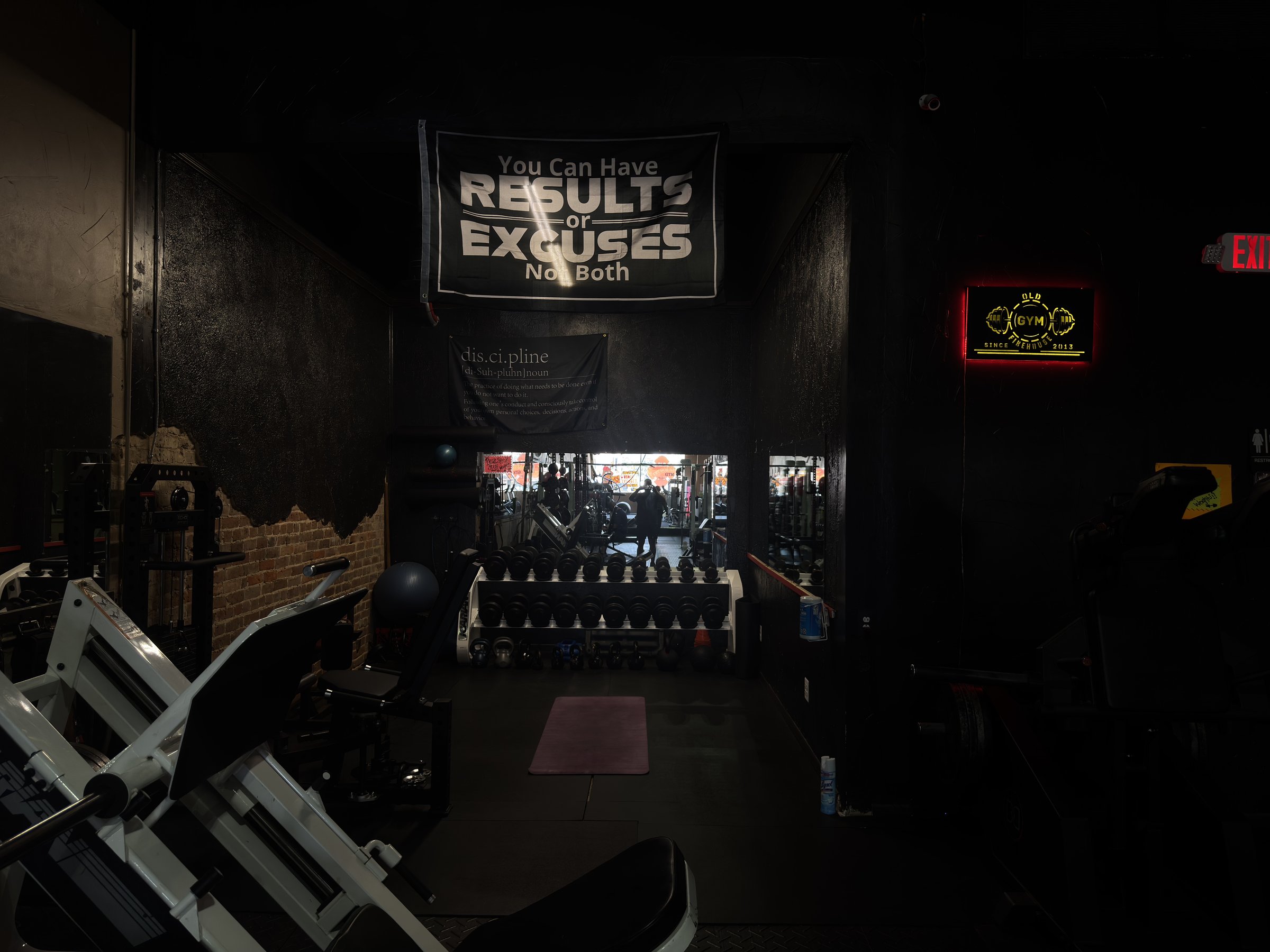 Results Not Excuses wall