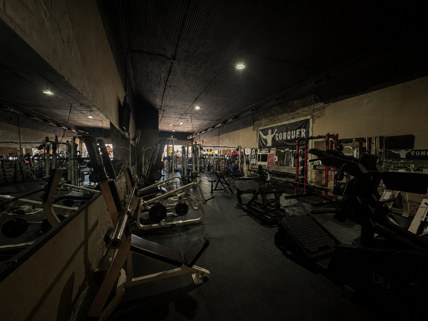 Wide view of the gym floor